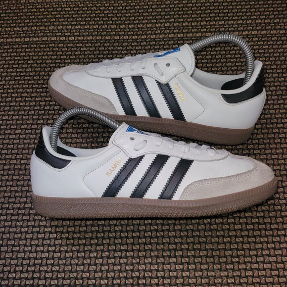 Adidas Samba Black/White/Gray OG Women's Size 7.5 Sneakers - Picture 8 of 9